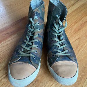 Seavee Army Issue Sneaker in Olive Camo Twill (Men's 9)